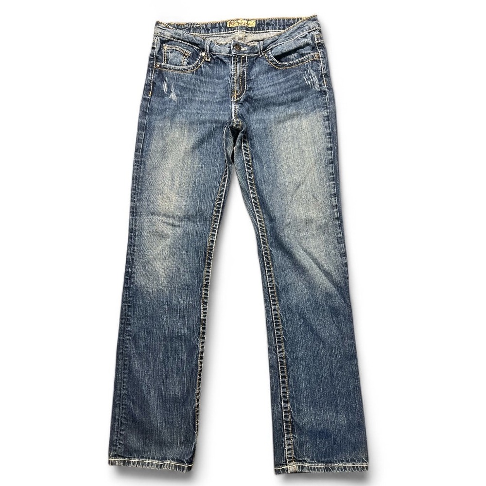 BKE Women's Blue Boot Cut Jeans